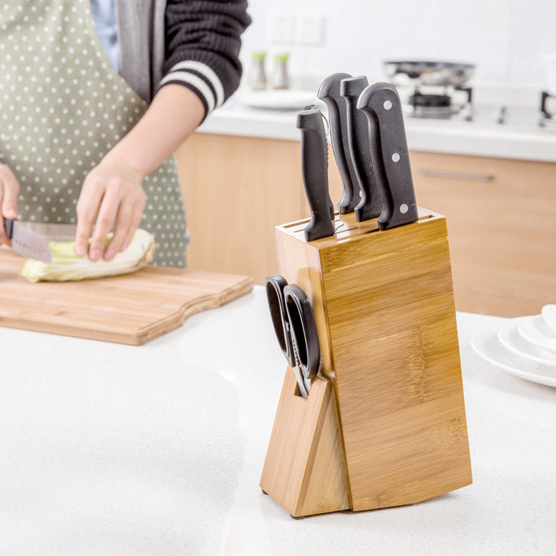 Bamboo Kitchen Knife Holder