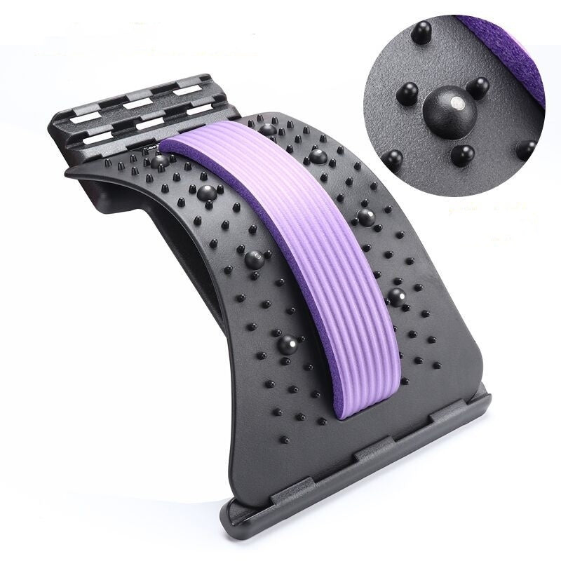 Ergonomic Back Stretcher: Non-Electric, Plastic, - Perfect for Home and Office Use