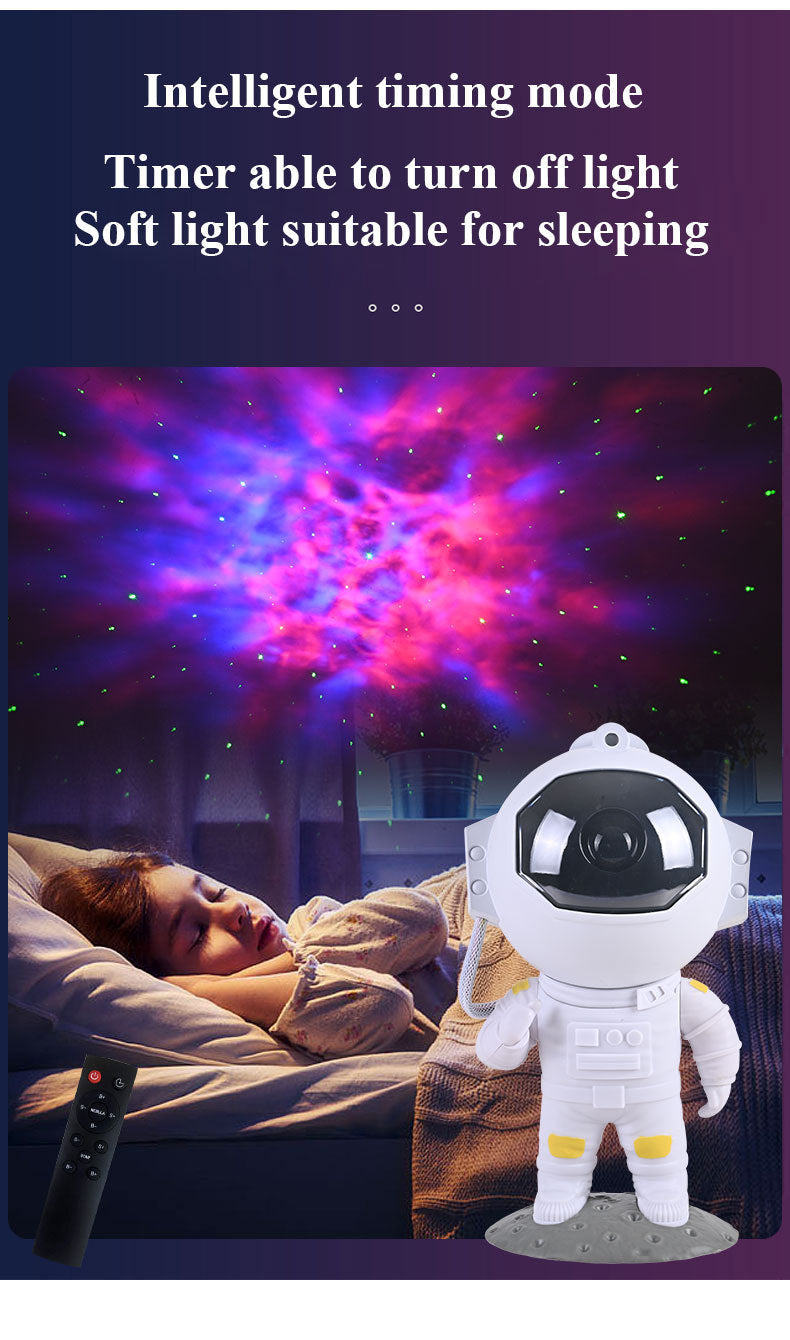 Astronaut Galaxy Star Projector- Room Decor