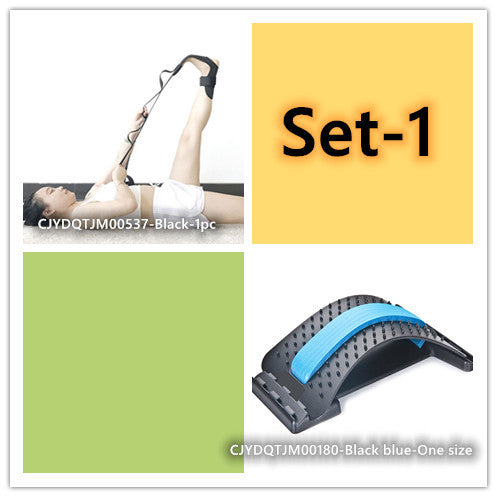 Ergonomic Back Stretcher: Non-Electric, Plastic, - Perfect for Home and Office Use