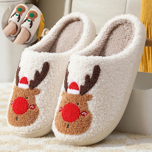 Christmas Winter Cozy Bedroom Slipper