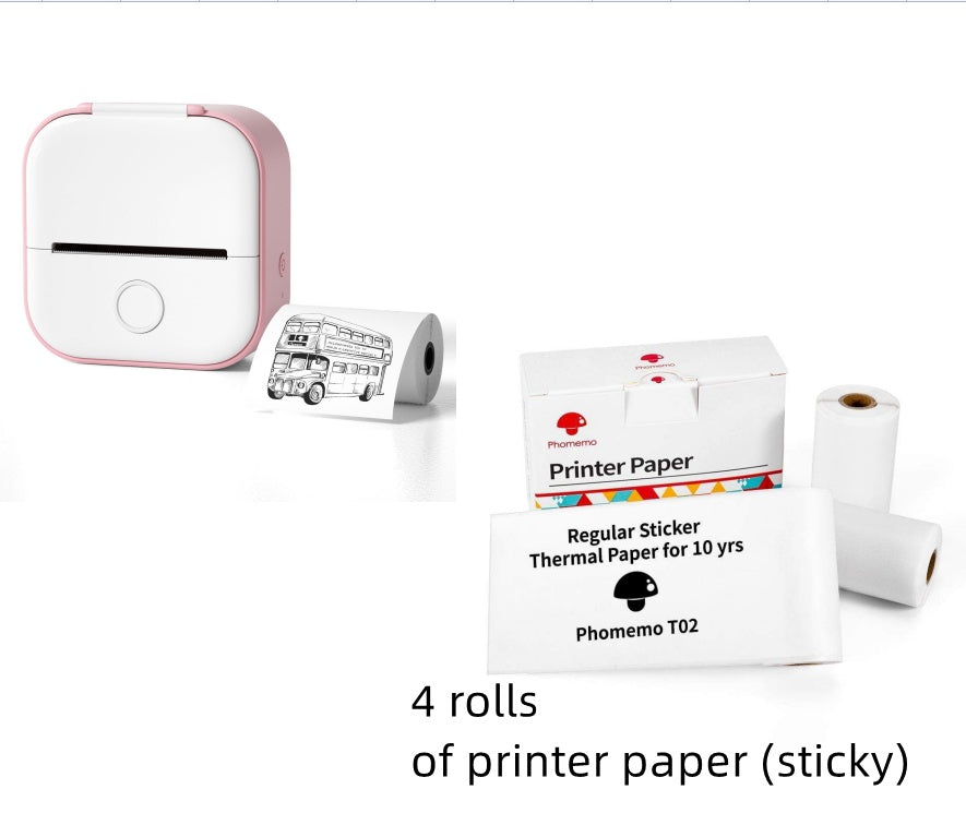 Portable Mini Thermal Label Printer - Shoptheworld