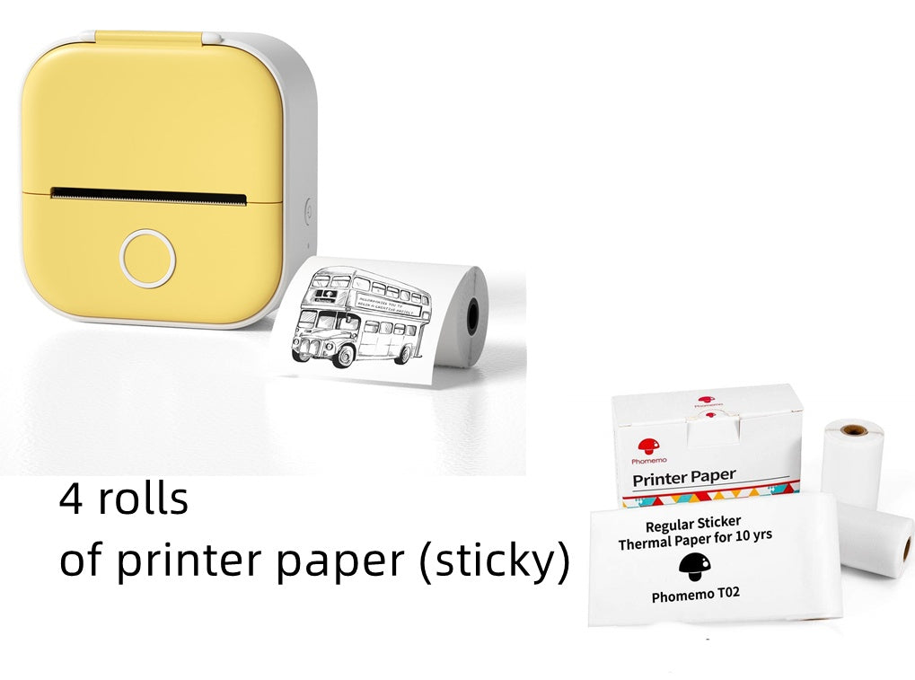 Portable Mini Thermal Label Printer - Shoptheworld