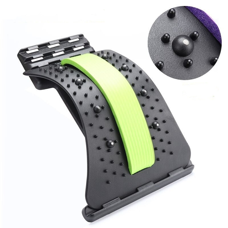 Ergonomic Back Stretcher: Non-Electric, Plastic, - Perfect for Home and Office Use