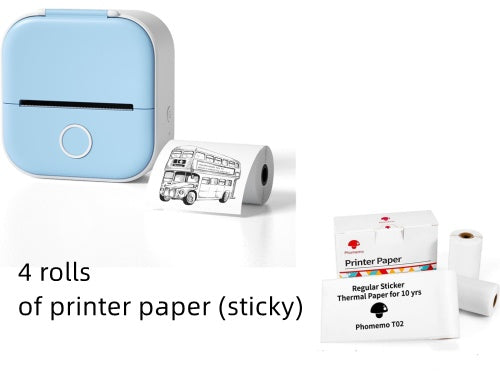 Portable Mini Thermal Label Printer - Shoptheworld