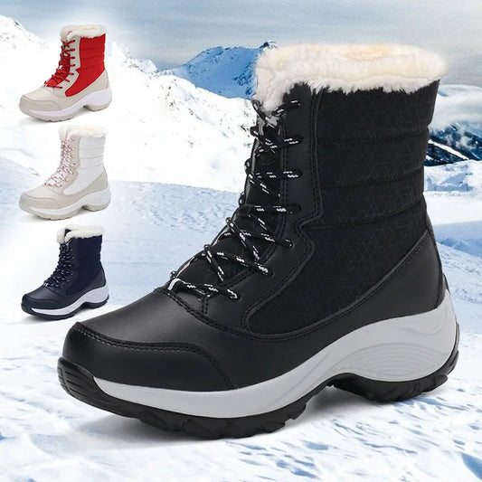 Winter Ankle Boots for Women  - Waterproof Non-slip Warm