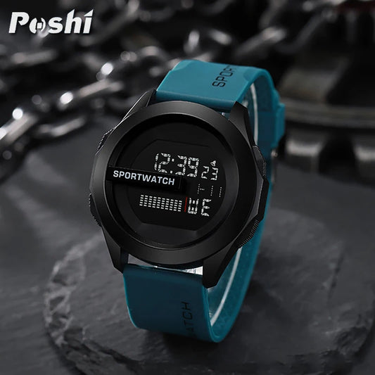 Waterproof Digital Sport Wristwatch for Man