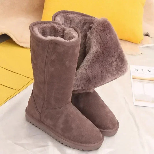 Winter  Snow Boot with Side Zipper - Women