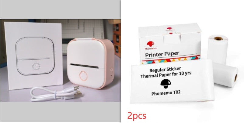 Portable Mini Thermal Label Printer - Shoptheworld