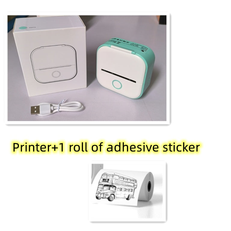 Portable Mini Thermal Label Printer - Shoptheworld